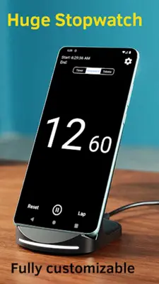 Huge Timer Stopwatch Tabata android App screenshot 8